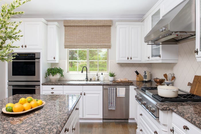 Motorized Woven Shade Kitchen Enlightened Style Somfy