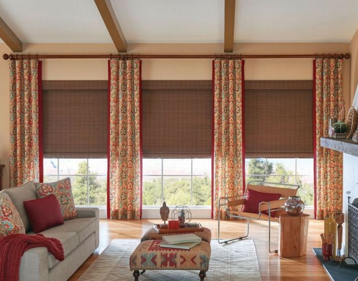 bold drapery patterns