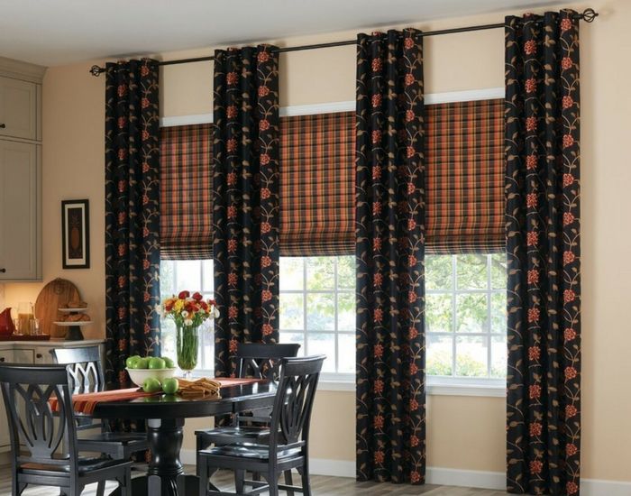 floral drapery style
