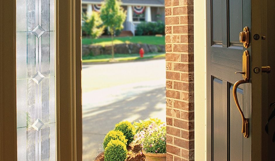 Vienna Accent Window Film Front Door