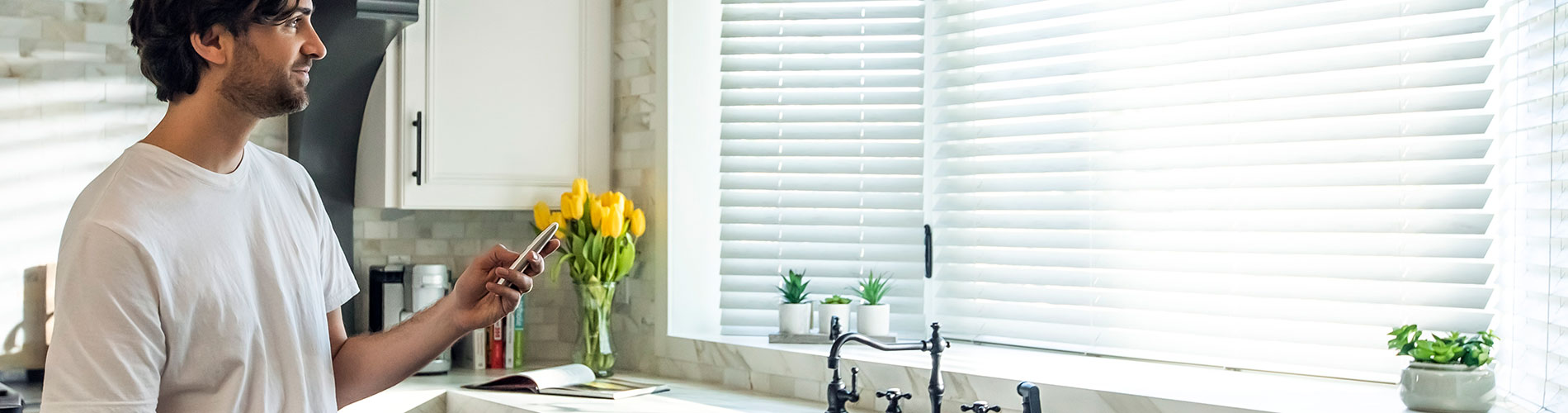 Motorized Blinds installed by Budget Blinds of Rancho Cordova / East Elk Grove