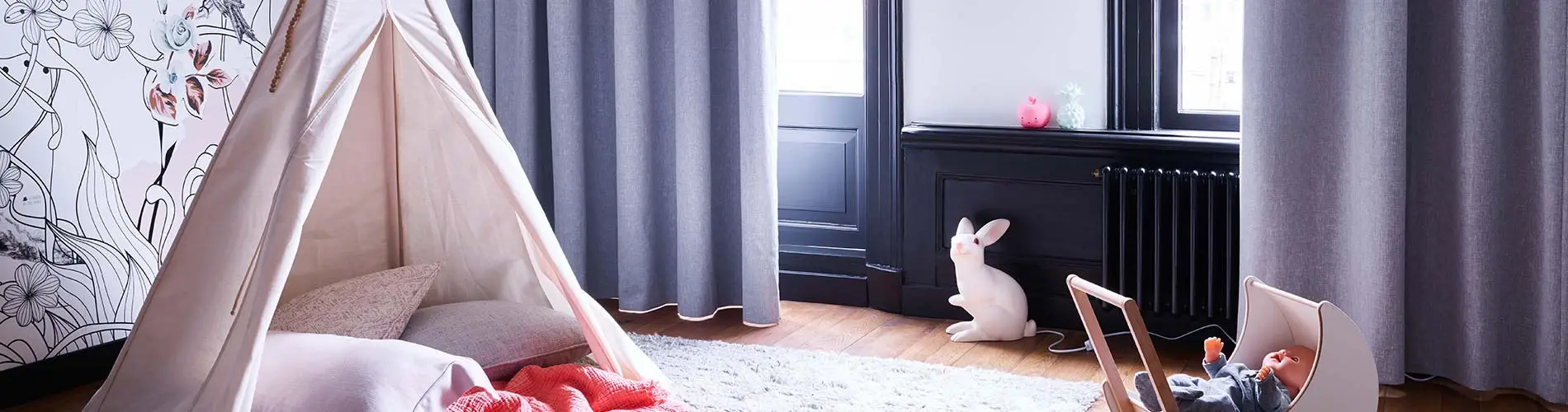 drapery in kids bedroom