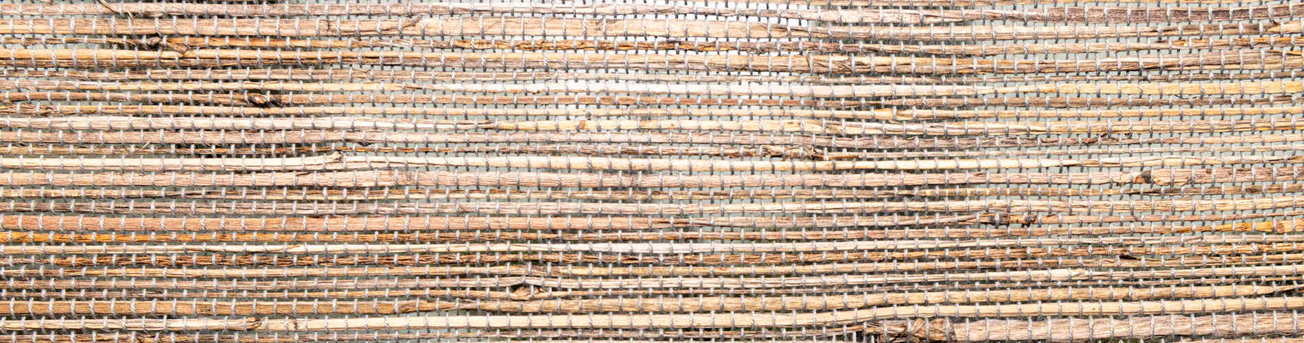 woven wood shade closeup