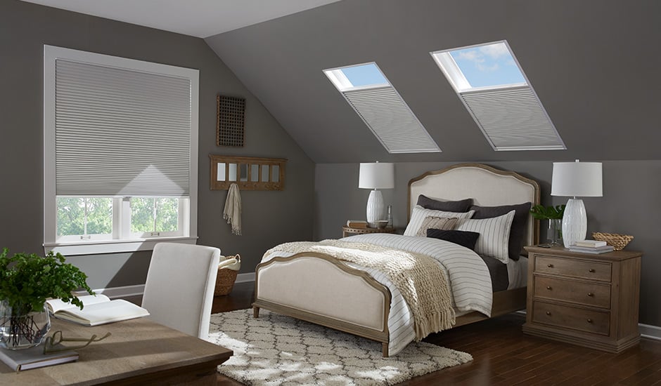 Bedroom with Cellular Shades