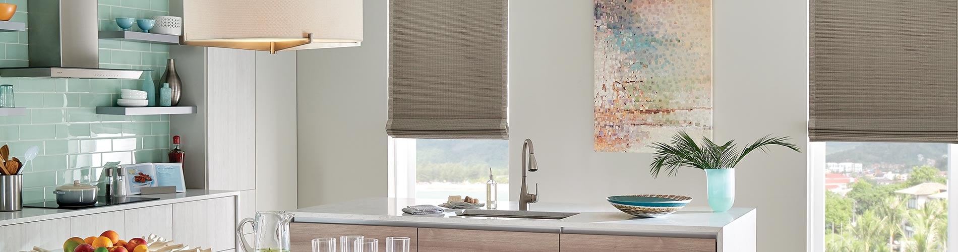 woven-wood-shades-kitchen-desktop